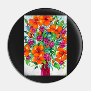 Tropical Bouquet Pin