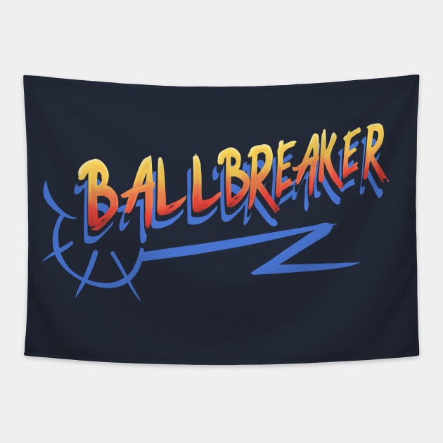 Ballbreaker Logo Tapestry by MunkeeWear