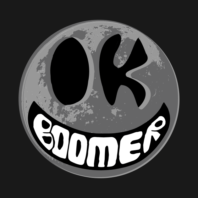 Ok Boomer Moon, Lunar Boomer, by pelagio