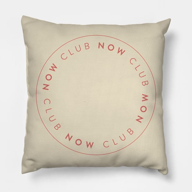 Now Club Logo Pillow by now club