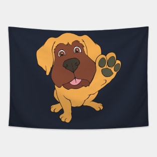 Funny Mastiff Design Tapestry