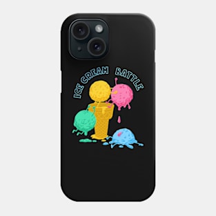 ice cream battle Phone Case