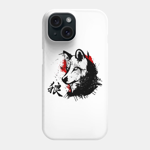 Wolf Okami Phone Case by juyodesign