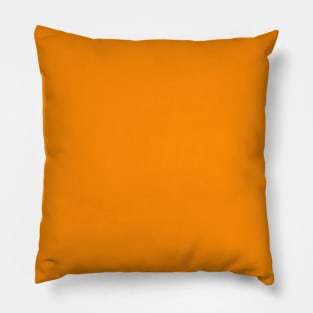 Pumpkin Orange Creepy Hollow Halloween Pillow