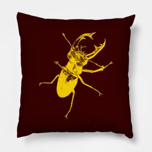 Stag beetle Pillow