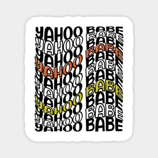 Yahoo Babe humour design Magnet