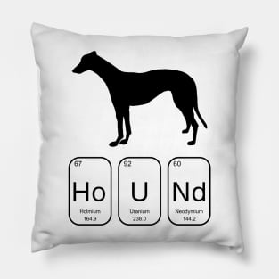 Greyhound Periodic Table Elements for Hound Pillow