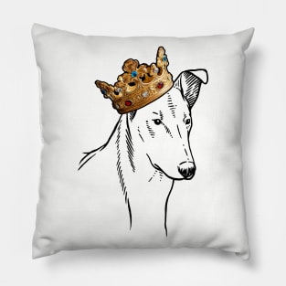 Smooth Collie Dog King Queen Wearing Crown Pillow