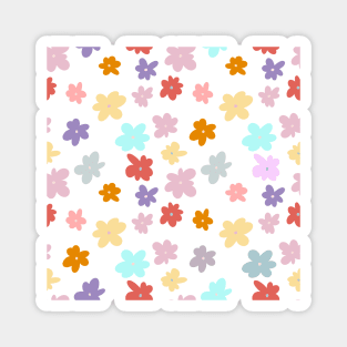 Colourful Flowers 10 Magnet