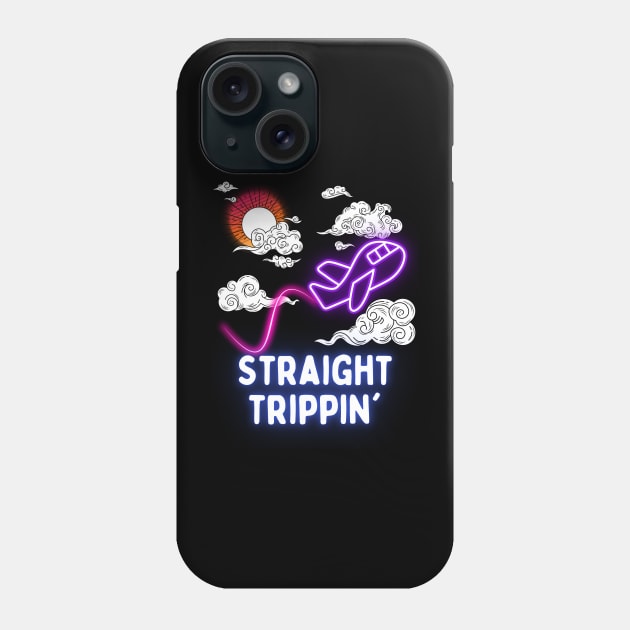 Straight Trippin Traveler Phone Case by Dizzy Lizzy Dreamin