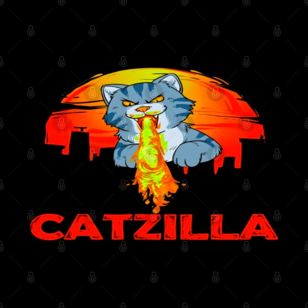 Cat zilla by Kams_store