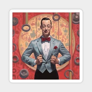 pee wee herman, art, Paul Reubens Magnet