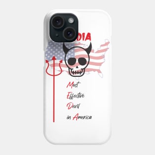 Media Most Effective Devil In America Funny design illustration Phone Case