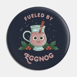 Christmas Eggnog "Fueled By Eggnog" Pin