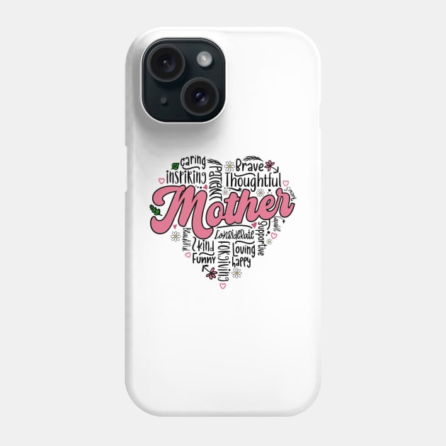 Mom Heart, Mothers Day, Grandma Mothers, Happy Mothers Day, Blessed Mom, Mom Life Phone Case by thavylanita