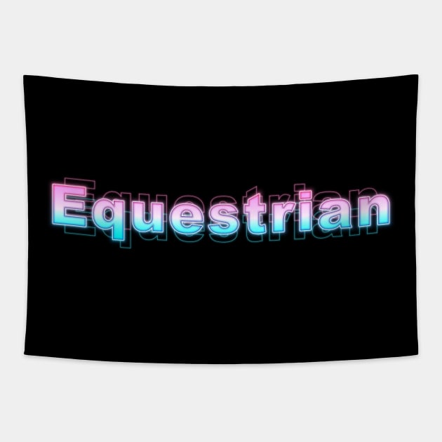 Equestrian Tapestry by Sanzida Design