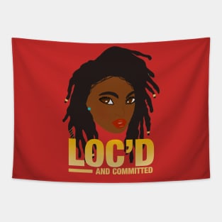 Loc'd and Committed Locs Tapestry