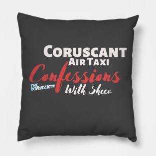 Coruscant Air Taxi Confessions With Sheev Pillow