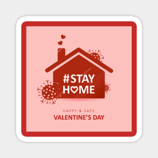 stay safe valentine's Magnet