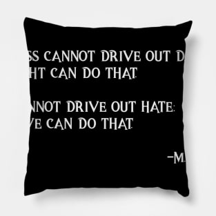 Martin Luther King Quote Freedom Protest MLK Gift Pillow