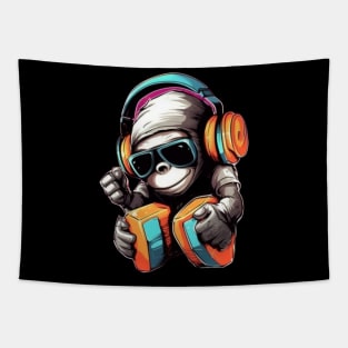 Crazy Cool Monkey Tapestry