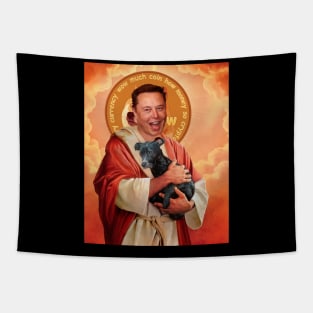 SAINT MUSK DOGECOIN Tapestry