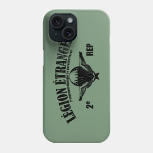 Foreign Legion Paratrooper - 2 Rep Subdued (distressed) Phone Case