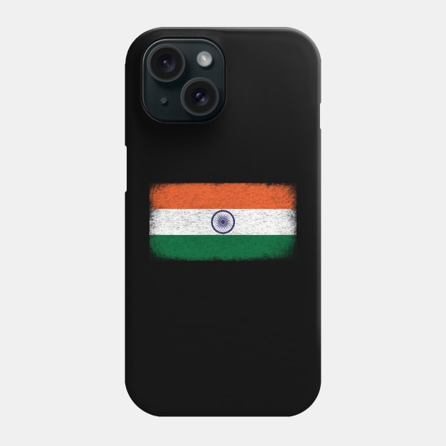 India Flag Vintage Phone Case by zurcnami