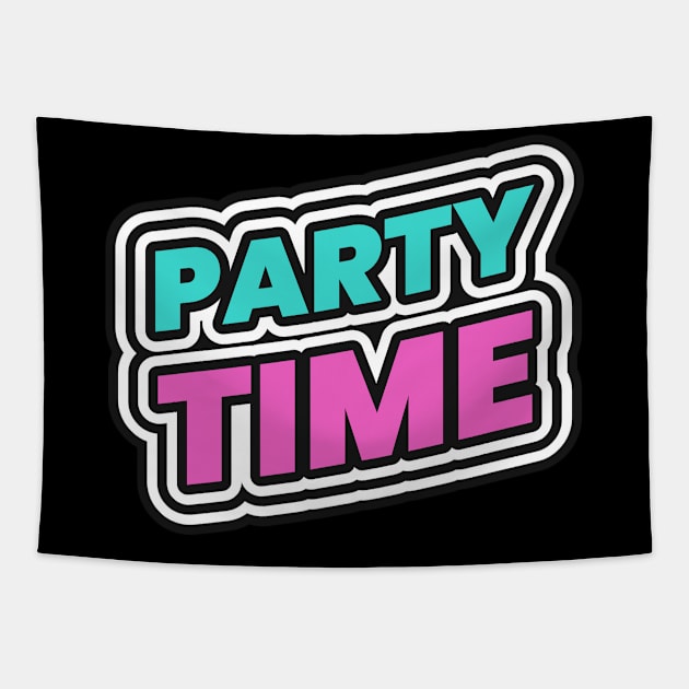 Party Time Tapestry by Tip Top Tee's