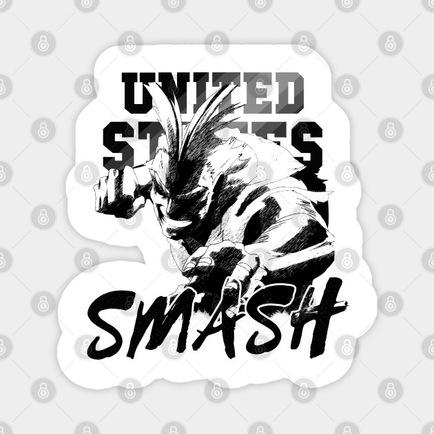 My Hero Academia United States Of Smash My Hero Academia Magnet Teepublic