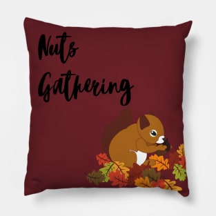 Nuts Gathering Pillow