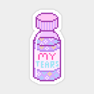 My tears bottle pixel art Magnet