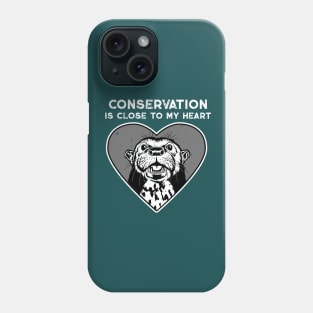 Otter Conservation Heart Phone Case