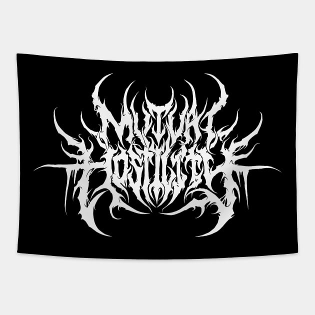 Mutual Hostility Logo Tapestry by Mutual Hostility 