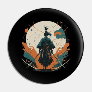 Moonlit Warrior Pin