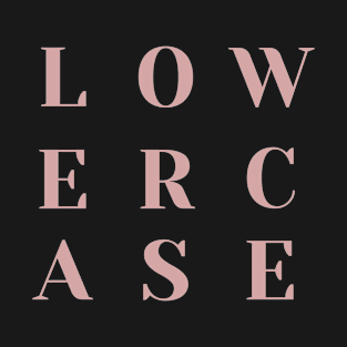 Lowercase T-Shirt