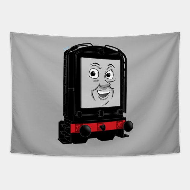 Devious Diesel Tapestry by corzamoon