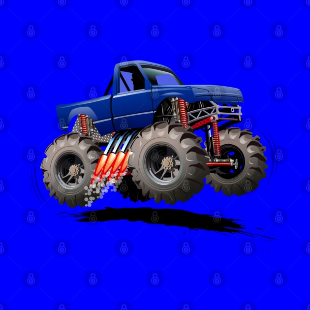 Cartoon Monster Truck by Mechanik