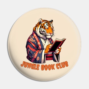 Reading tiger Pin