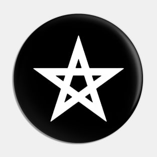 Morocco Flag Pentagram Pin