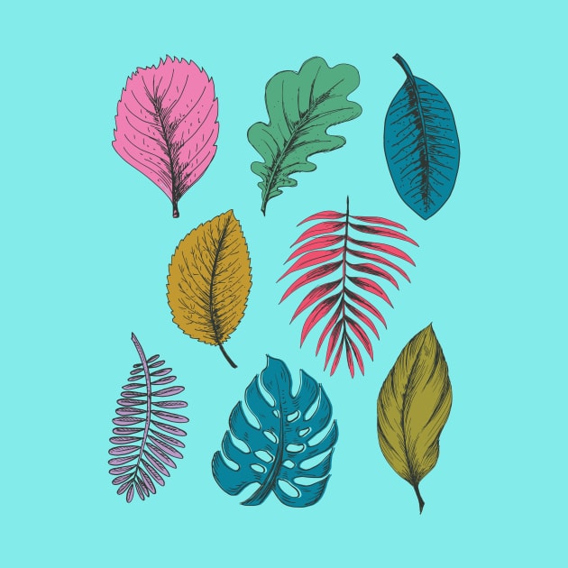 Tropical Leaves #2 by SWON Design