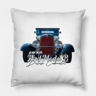 1932 Ford Model B Deluxe Cabriolet Pillow