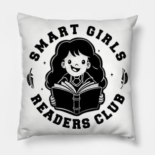 Smart Girls Readers Club Funny Books  - Light Pillow