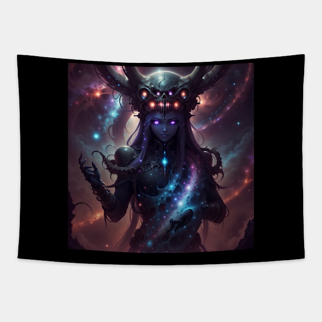 Cosmic Entity Tapestry by Elijah101