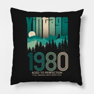 40th birthday gifts for men and women 1980 gift 40 years old Pillow