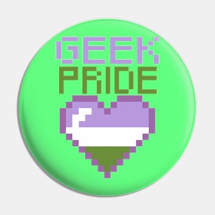 Geek Pride - GenderQueer Pride Pin