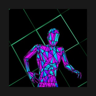 Polygonal man T-Shirt