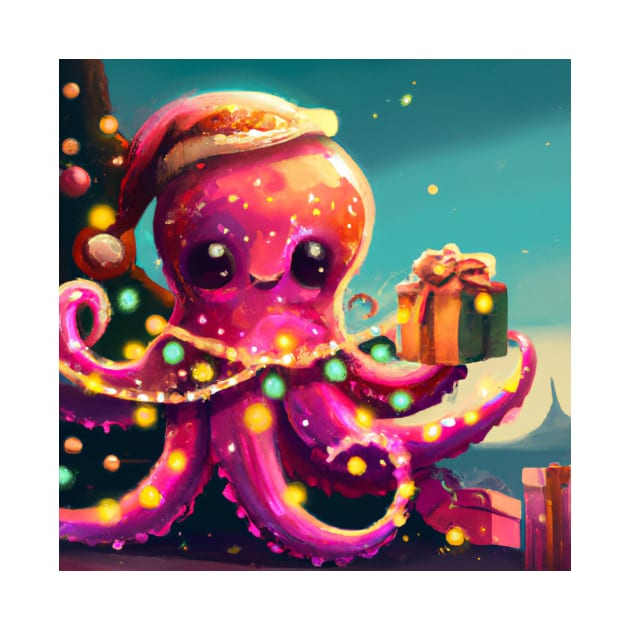 Cute Octopus Drawing by Play Zoo