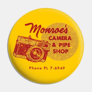 Monroe's Camera and Pipe Shop Pin