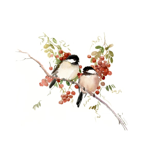 Chickadees by surenart